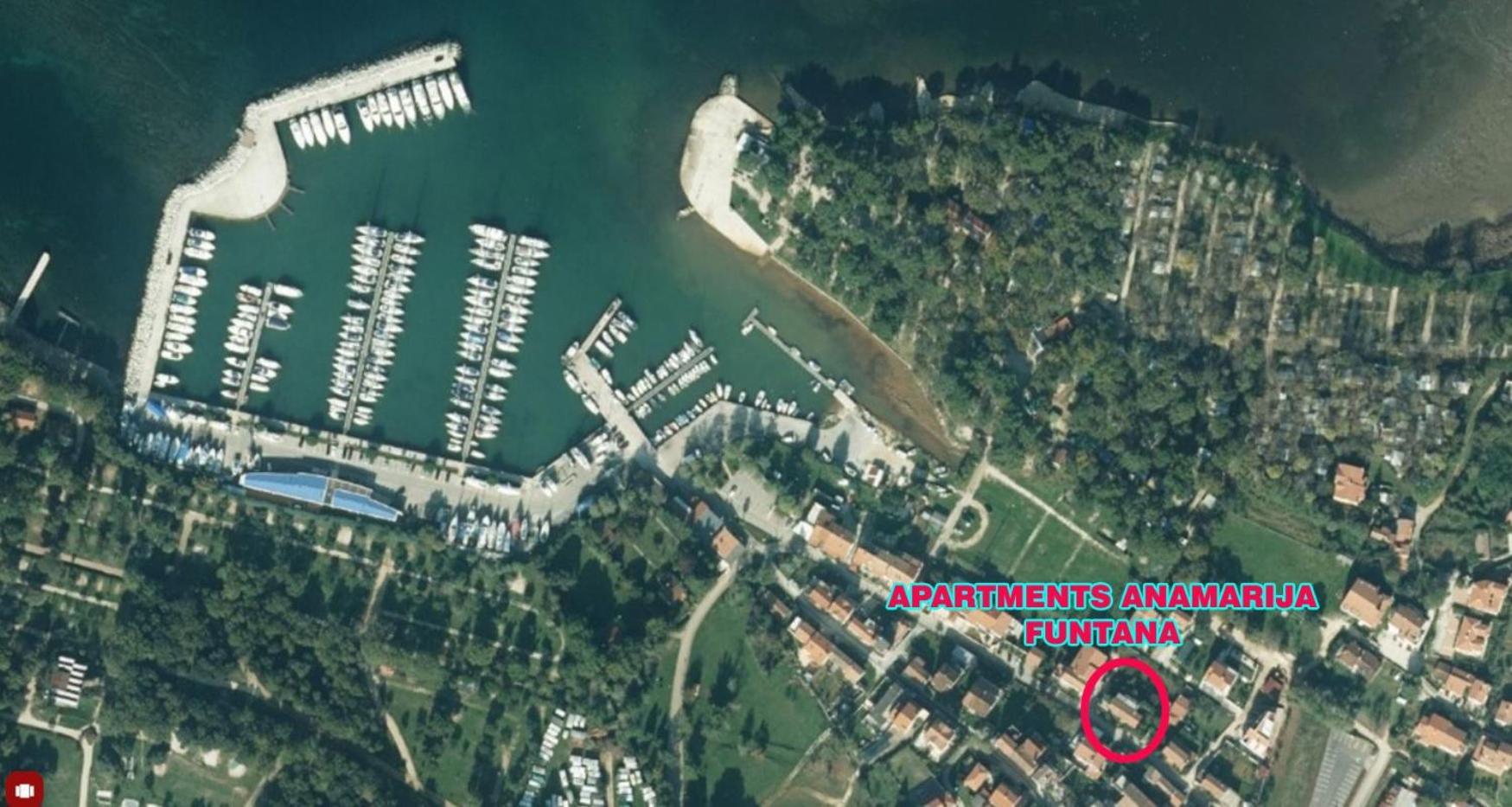 Anamarija Apartments Near The Beach And The Fantastic Adria Sea With Over 10 Small Islands Close By Фунтана Экстерьер фото